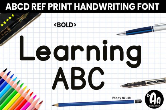 Abcd Ref Bold: A Display Font for Learning-Focused Digital Brands