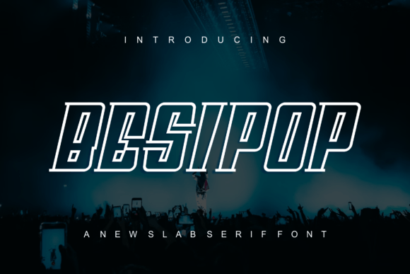 Besipop: A Cool Modern Display Font for Editorial Design