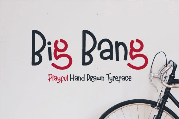 Big Bang Handwritten Display Font for Makers