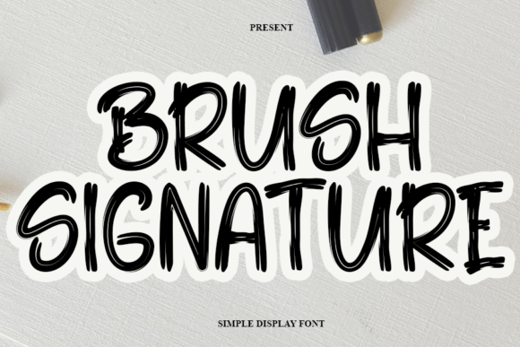 Brush Signature Font: A Cool Display Typeface for Digital Brands