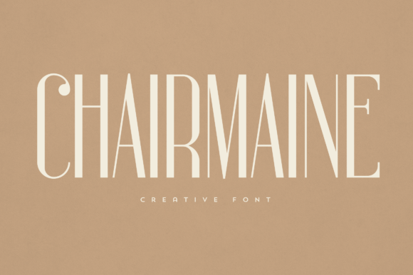 Charmaine: An Elegant Display Font for Editorial Design