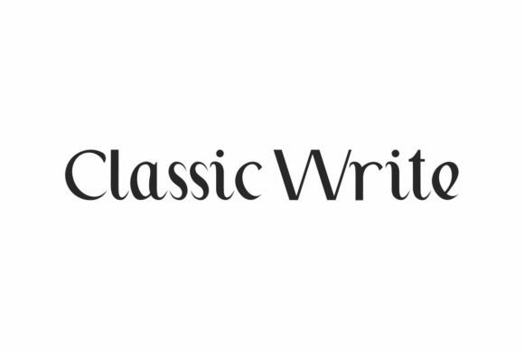 Classic Write: A Handwritten Display Font for Business Owners