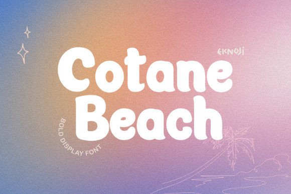 Cotane Beach: A Fun and Friendly Display Font for Editorial Charm