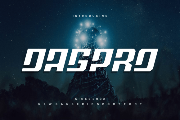 Dagpro: A Modern Display Font for Digital Branding