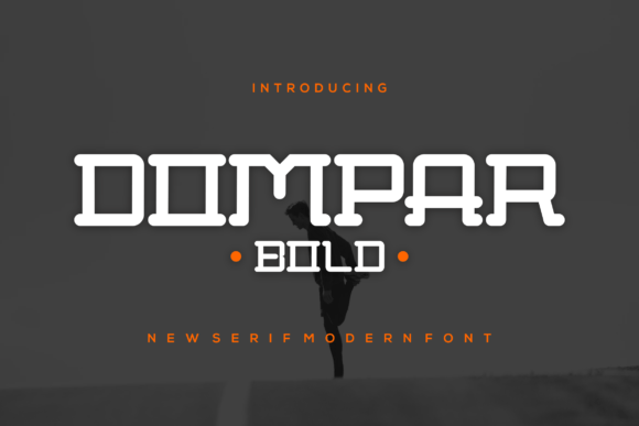 Dampar: A Modern Display Font for Bold Creative Projects