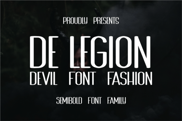 De Legion Devil: A Stylish Display Font for Bold Campaign Visuals