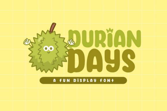 Durian Days: A Playful Display Font Worth Downloading