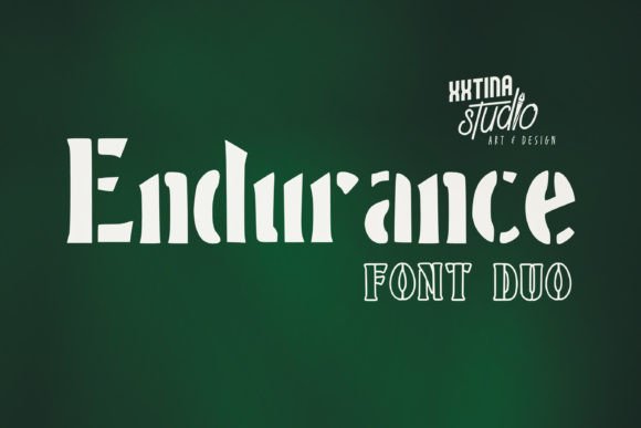Endurance: A Whimsical Display Font for Modern Brand Identity