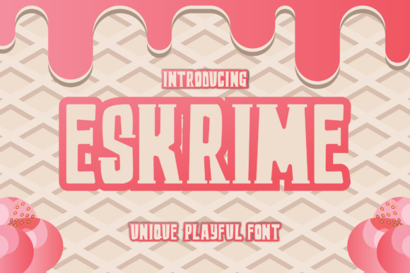 Eskrime: A Fun and Playful Display Font for Editorial Design
