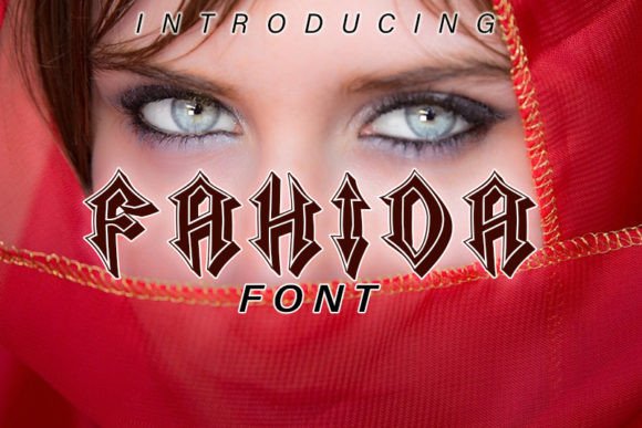 Fahida Display Font: 3D Gothic Typography for Marketers