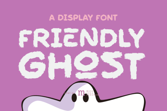 Friendly Ghost Display Font for Standout Branding