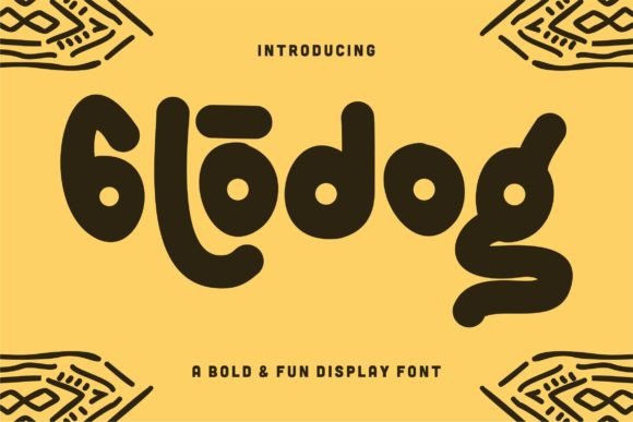 Glodog: A Playful Display Font for Editorial Design