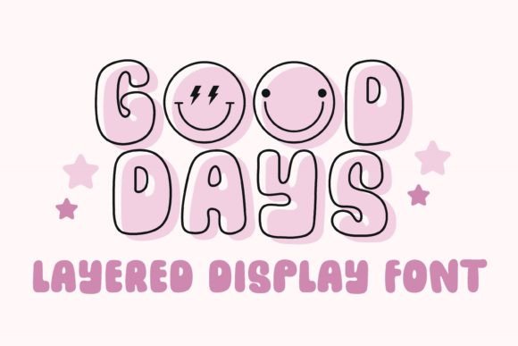 Good Days Font for Groovy Brand Identity Projects
