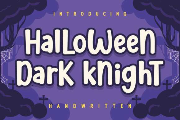Halloween Dark Knight Font for Playful Branding