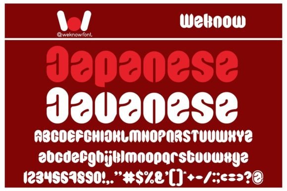 Japanese Javanese Display Font for Scroll-Stopping Visuals