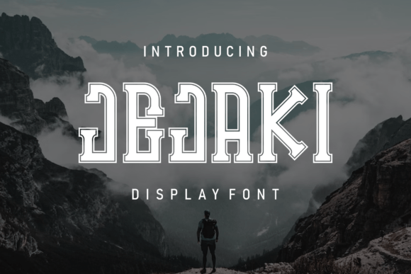 Jejaki: A Cool Display Font for Modern Branding