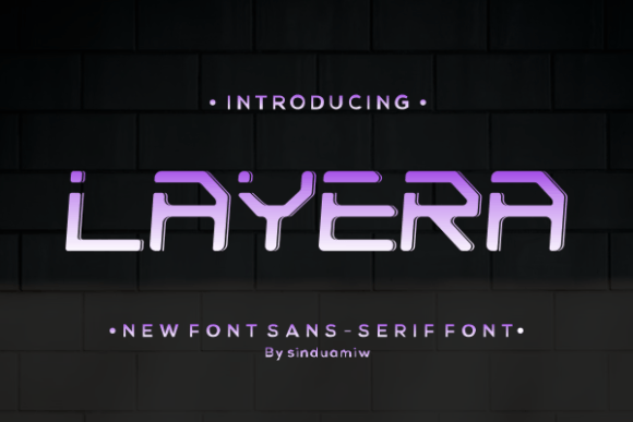 Layera Display Font for Handmade Creatives