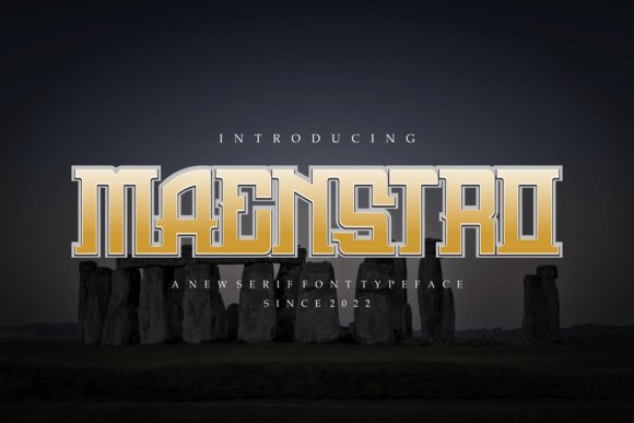 Maenstro: A Bold, Modern Display Font Worth Downloading