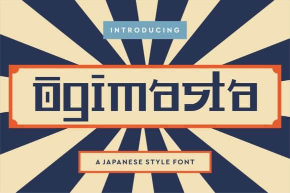 Ogimasta Display Font for Modern Business Branding