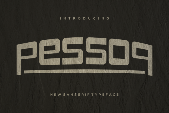 Pessoq Display Font for Modern Campaign Design