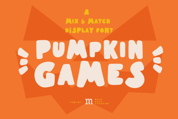 Pumpkin Games Display Font for Whimsical & Spooky Design