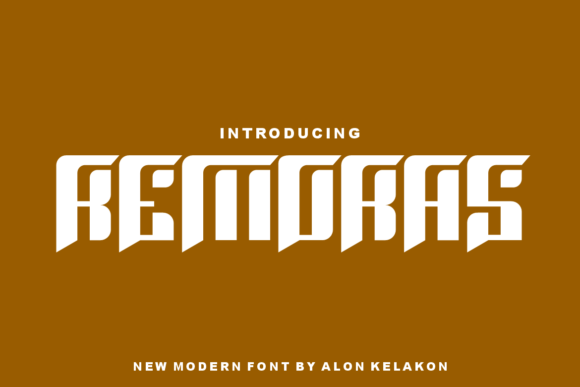 Remoras: A Modern Display Font for Thoughtful Editorial Design