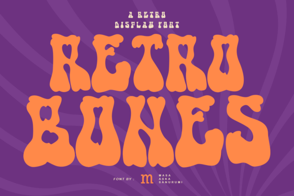 Retro Bones Display Font: Bold & Creepy for Campaigns