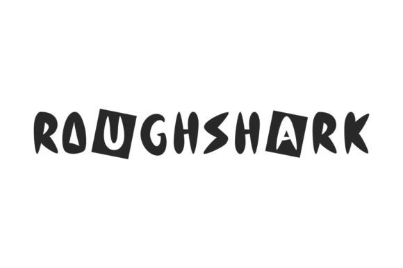 Roughshark Display Font for Bold Web Design and Branding