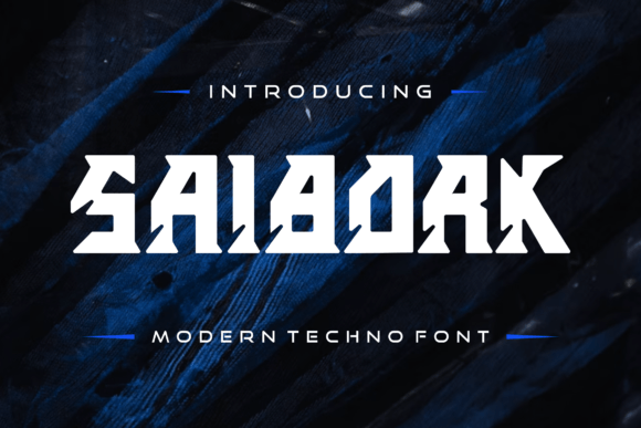 Saibork: A Fun Display Font for Modern Design