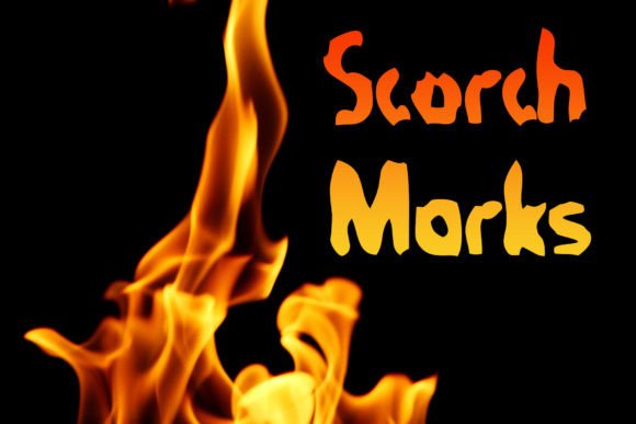 Scorch Marks: The Display Font with Messy Charm for Creatives