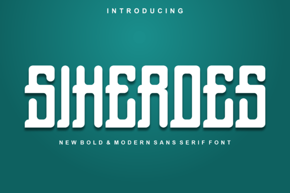 Siheroes: Modern Display Font for Campaign Creatives
