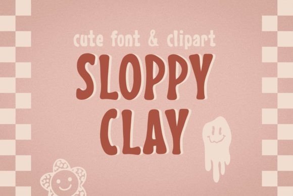 Sloppy Clay: A Cute Display Font for Editorial Projects