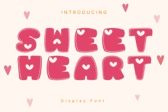 Sweet Heart Display Font for Creative Campaign Visuals