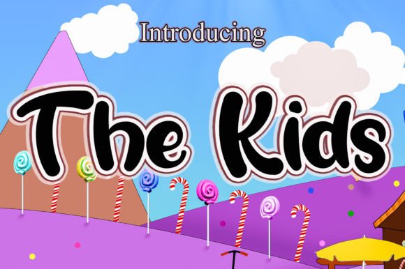 The Kids Retro Display Font for Playful Branding