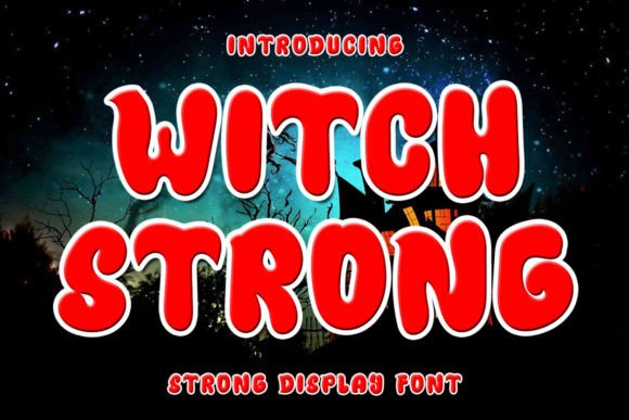 Witch Strong Display Font for Campaign Creatives