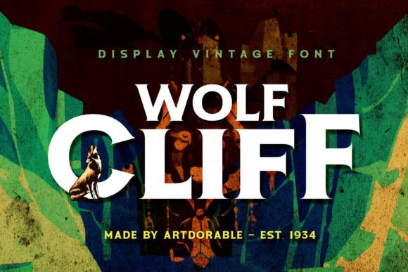 Wolfcliff: A Bold Vintage Display Font for Impactful Web Typography