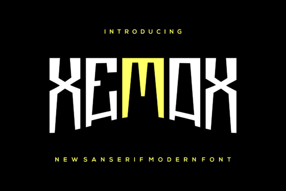 Xemox: A Bold Display Font for Editorial Projects